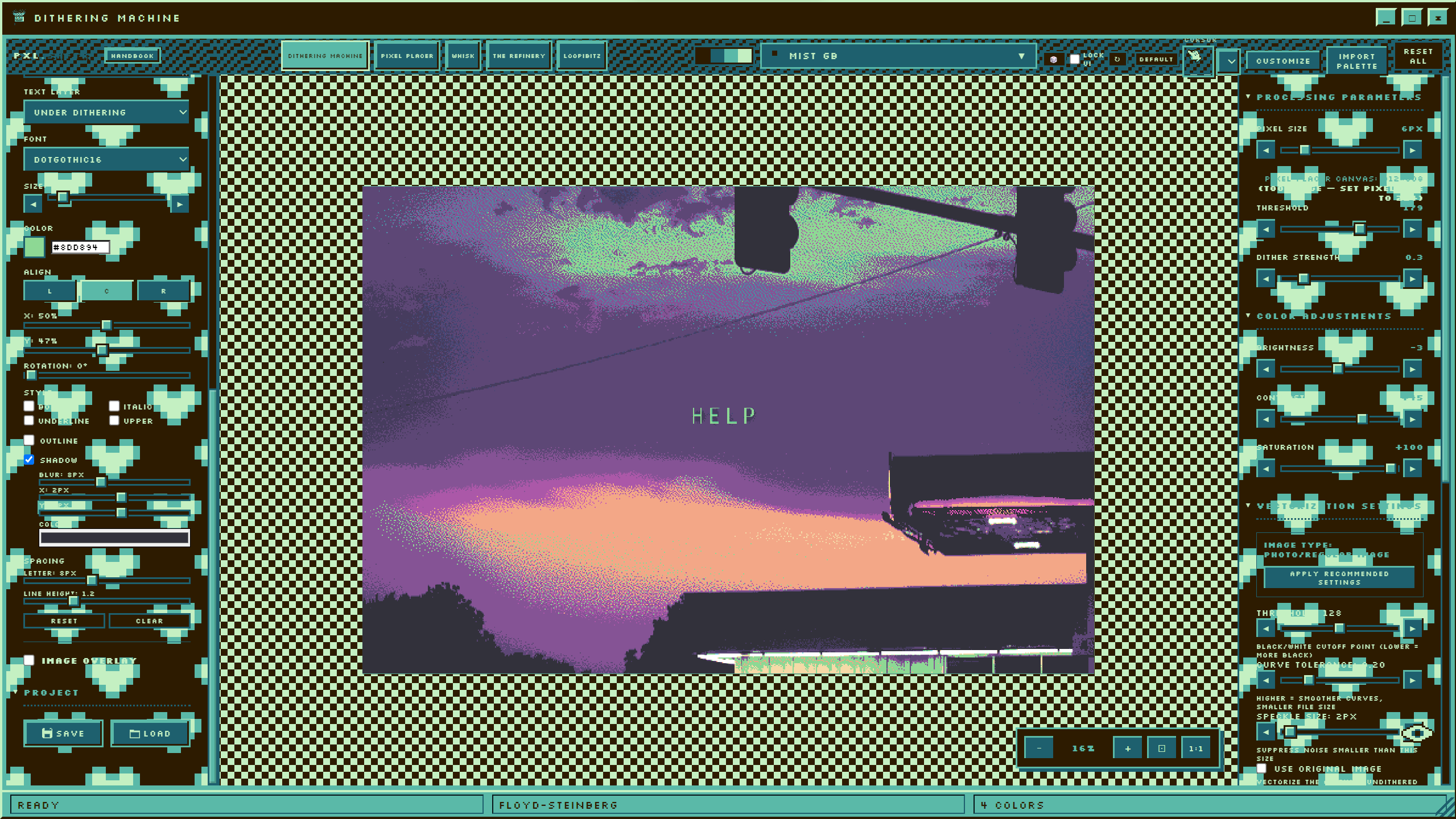 DITHERING MACHINE